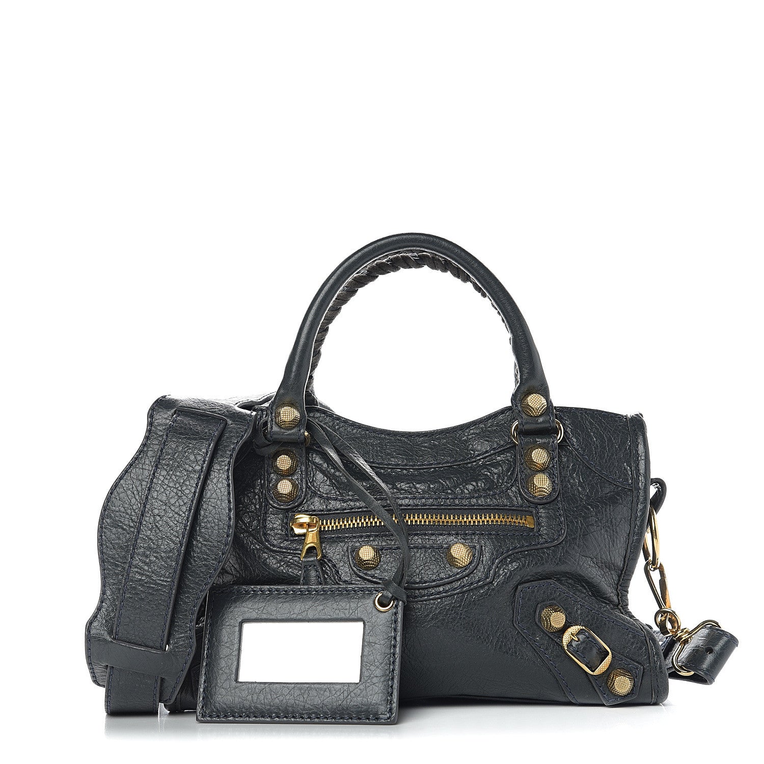 Balenciaga Agneau Giant 12 Gold Hardware Mini City Anthracite 1 of 8