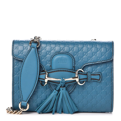 Gucci Microguccissima Mini Emily Shoulder Bag Deep Cobalt 1 of 10