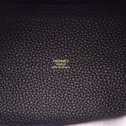 Hermes Taurillon Clemence Picotin Lock 18 PM Bleu Nuit 6 of 12