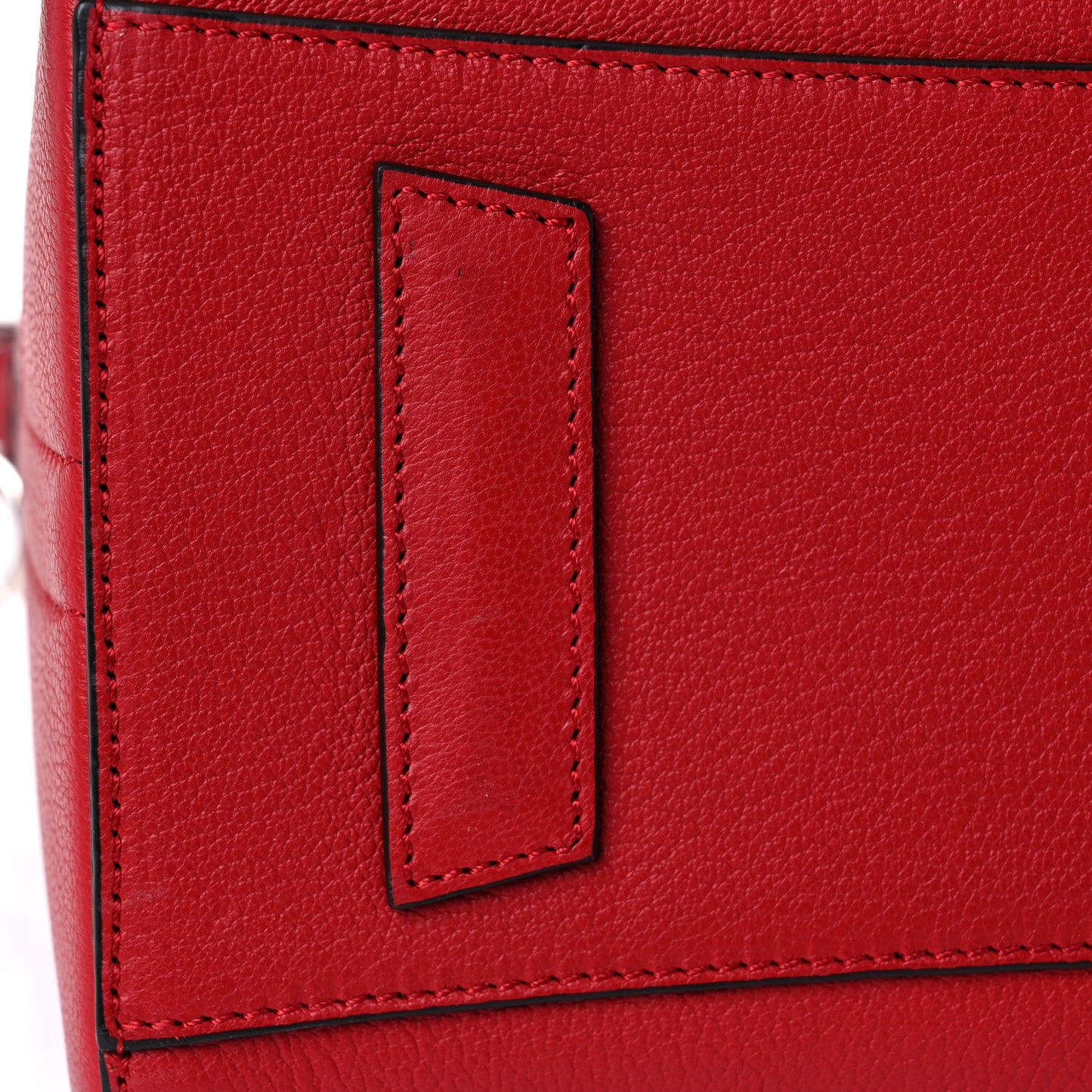 Sugar Goatskin Small Antigona Vermillon
