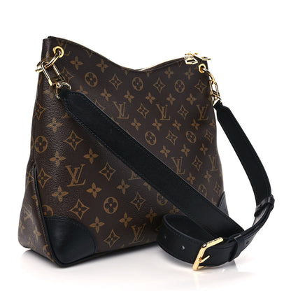 Louis Vuitton Monogram Odeon MM Black 3 of 8