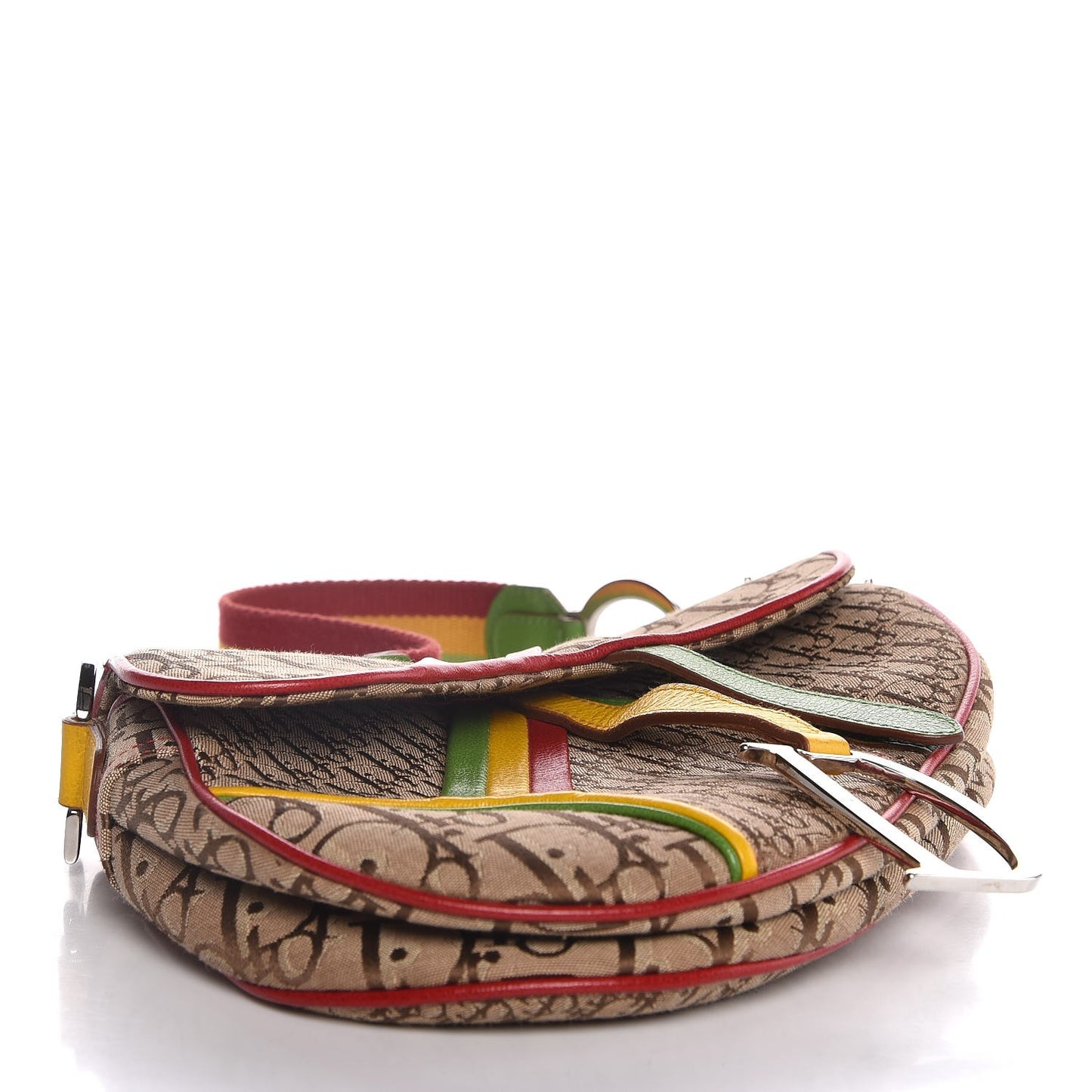 Monogram Rasta Saddle Bag Beige