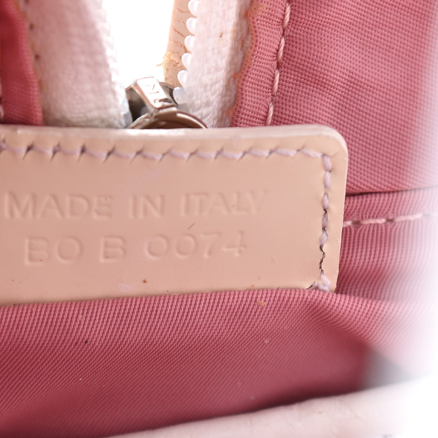 Monogram PVC Bowler Pink