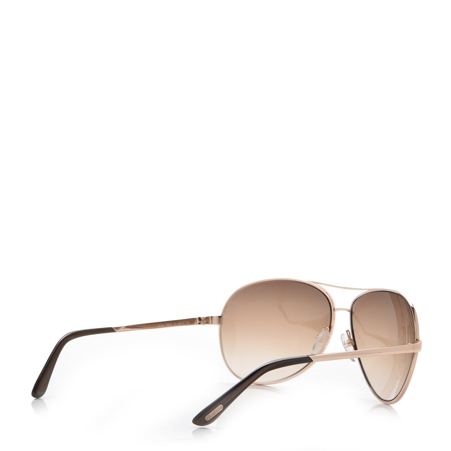 Metal Charles Aviator Sunglasses TF35 Gold