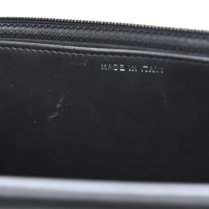 Chanel Lambskin Camellia Studded Wallet on Chain WOC Black 9 of 15