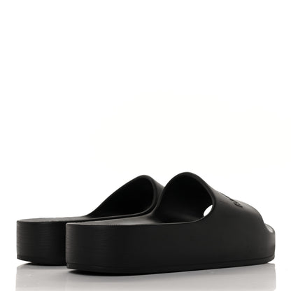 Balenciaga Rubber Chunky Platform Slide Sandals 42 Black 4 of 7