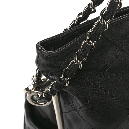 Chanel Lambskin Stitched Medium Ultimate Soft Tote Black 12 of 12
