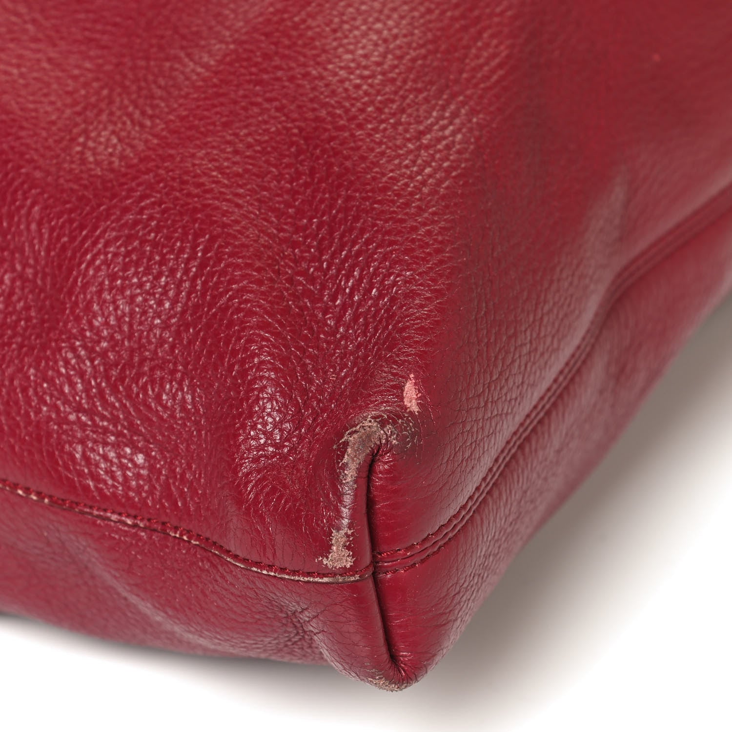 Burberry Prorsum Deerskin Tote Red 13 of 17
