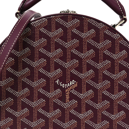 Goyard Goyardine Alto Hatbox Burgundy 7 of 9