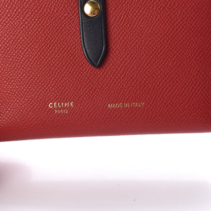 Celine Grained Calfskin Medium Multifunction Strap Wallet Coquelicot 5 of 7