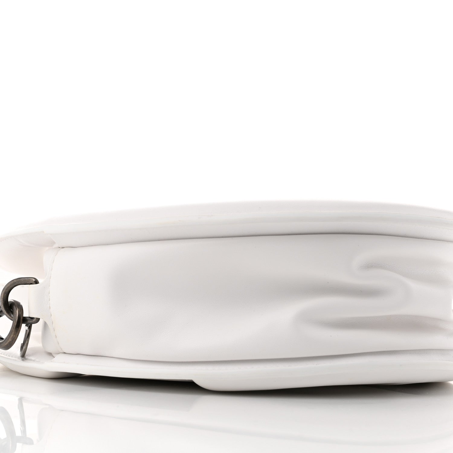 Telfar Vegan Leather Major Circle Bag White 9 of 15