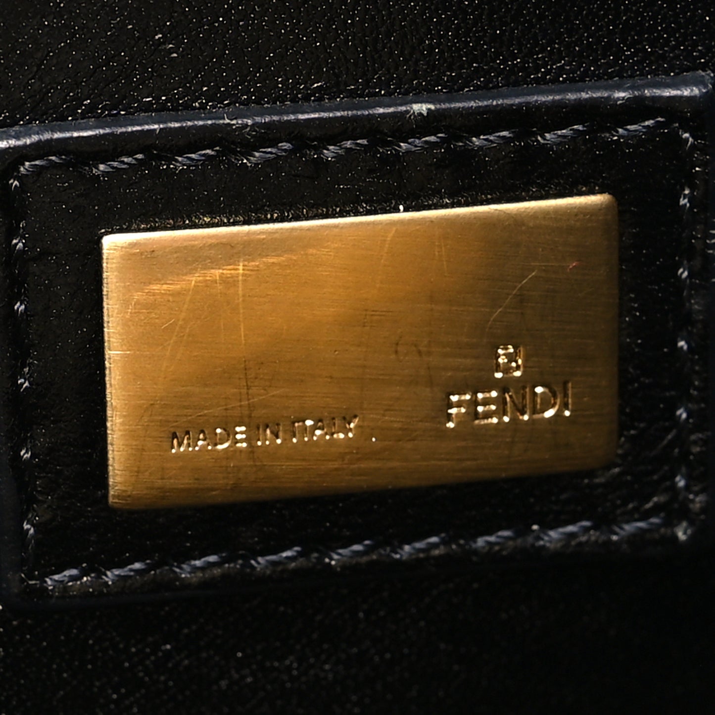 Vitello Saddle Mini Peekaboo Iconic Satchel Black