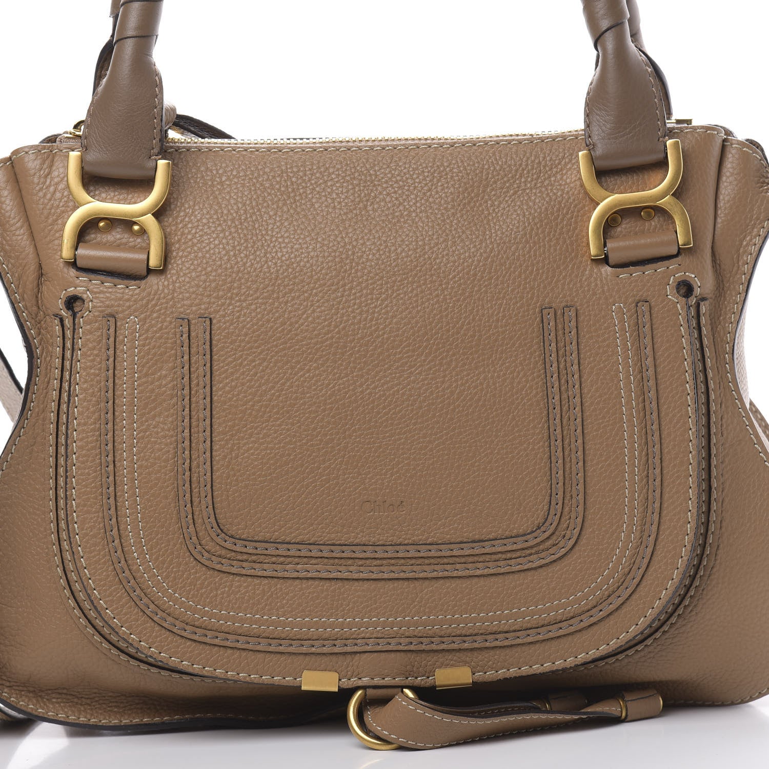Chloe Calfskin Small Marcie Satchel Nut 8 of 11
