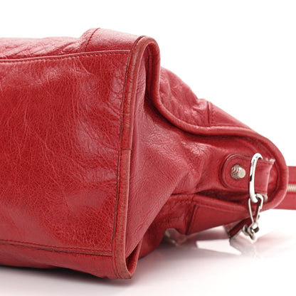 Balenciaga Agneau Arena Giant 12 Silver Hardware Part Time Coquelicot Rouge Coquelicot 14 of 17