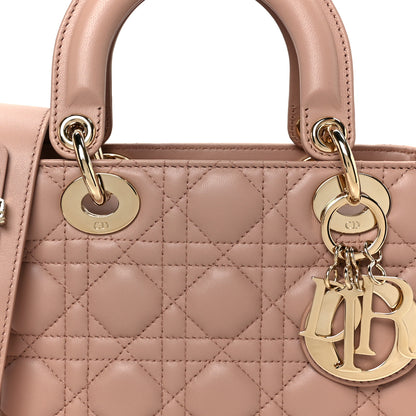 Christian Dior Lambskin Cannage Small My ABCDior Lady Dior Fard 8 of 10