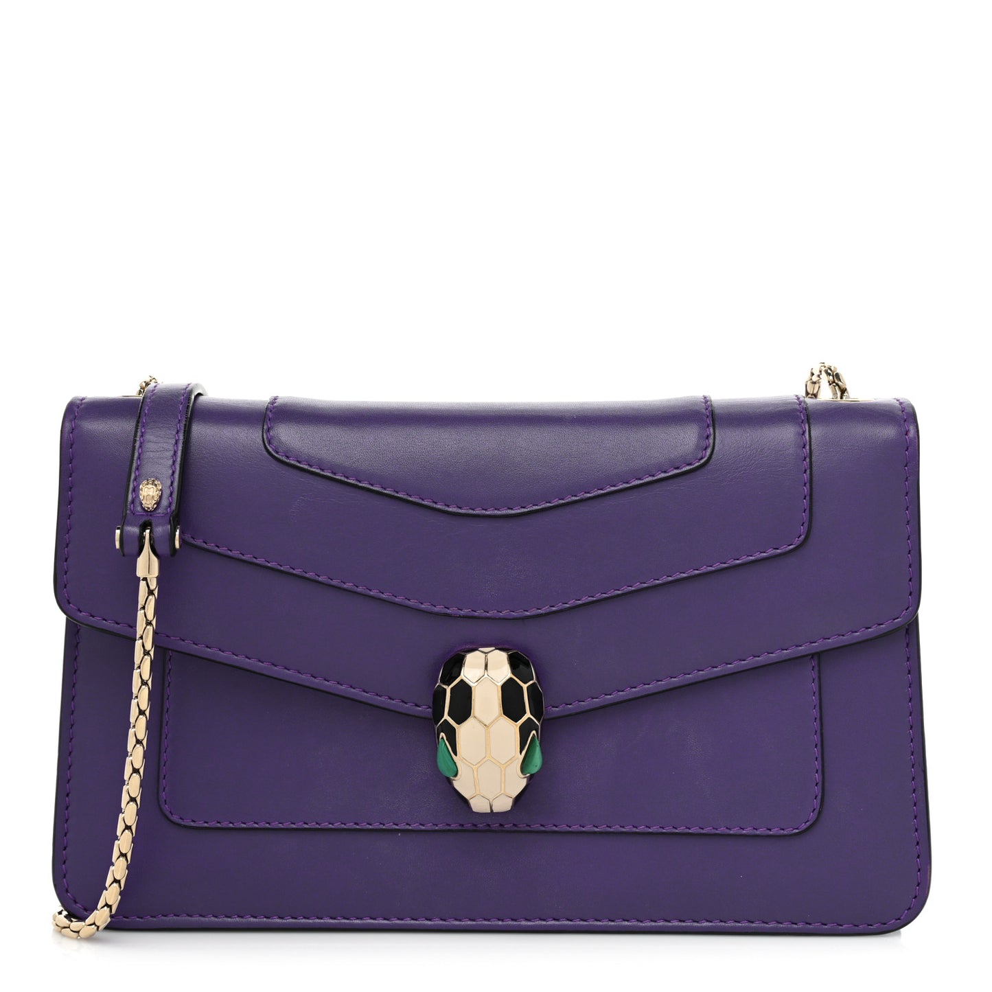 Calfskin Serpenti Forever Crossbody Bag Amethyst
