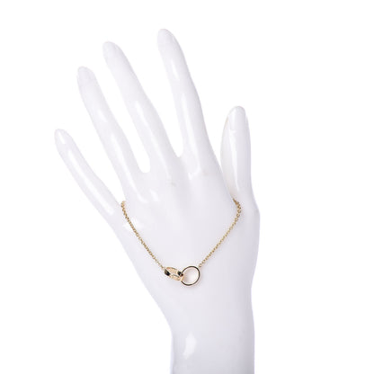 Cartier 18K Yellow Gold Interlocking LOVE Bracelet 2 of 5