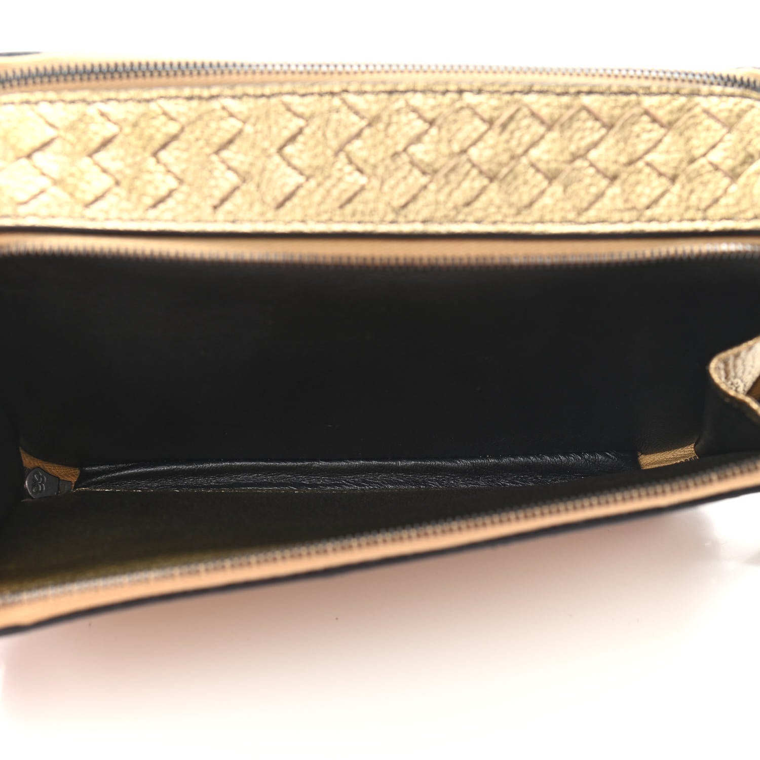 Bottega Veneta Metallic Lambskin Intrecciato Camera Bag Champignon 5 of 11
