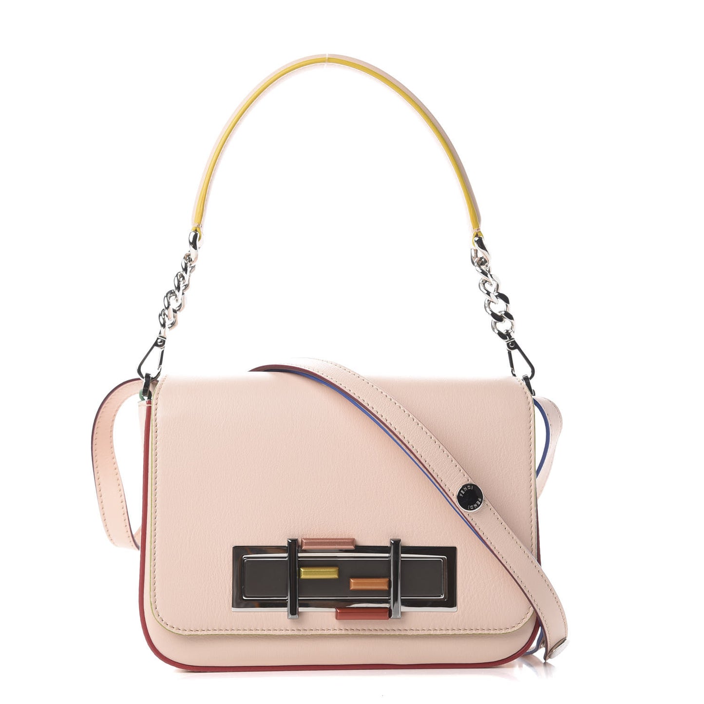Vitello Dolce 3Baguette Shoulder Bag Camelia