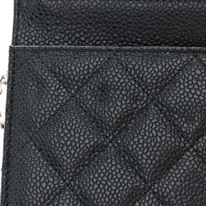 Chanel Caviar Quilted Wallet on Chain WOC Black 12 of 13