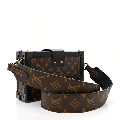 Louis Vuitton Monogram Chain Petite Malle Black 3 of 10