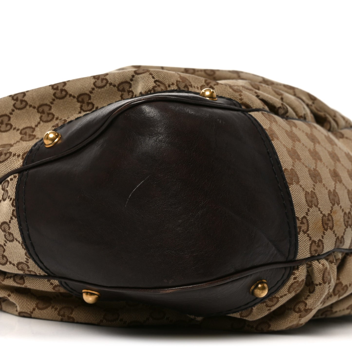 Monogram Large Jockey Hobo Dark Brown