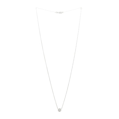 Roberto Coin 18K White Gold Diamond .24ct Diamonds by the Inch Pendant Necklace 3 of 6