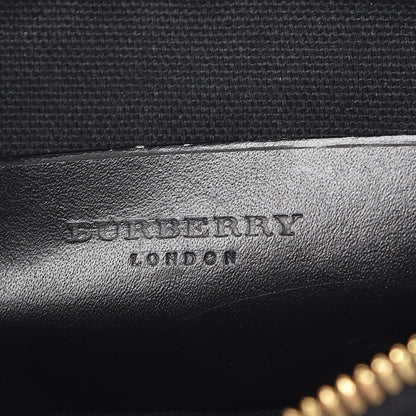 Burberry Wool Plaid Check Small Shoulder Bag Black 7 of 14