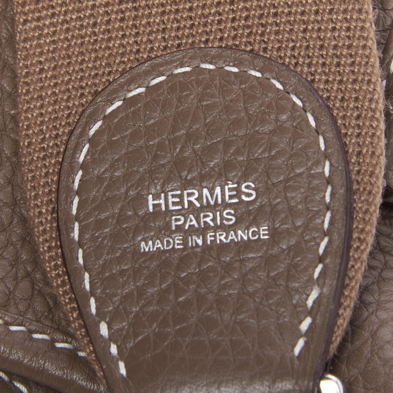 Hermes Taurillon Clemence Evelyne III PM Etoupe 9 of 9