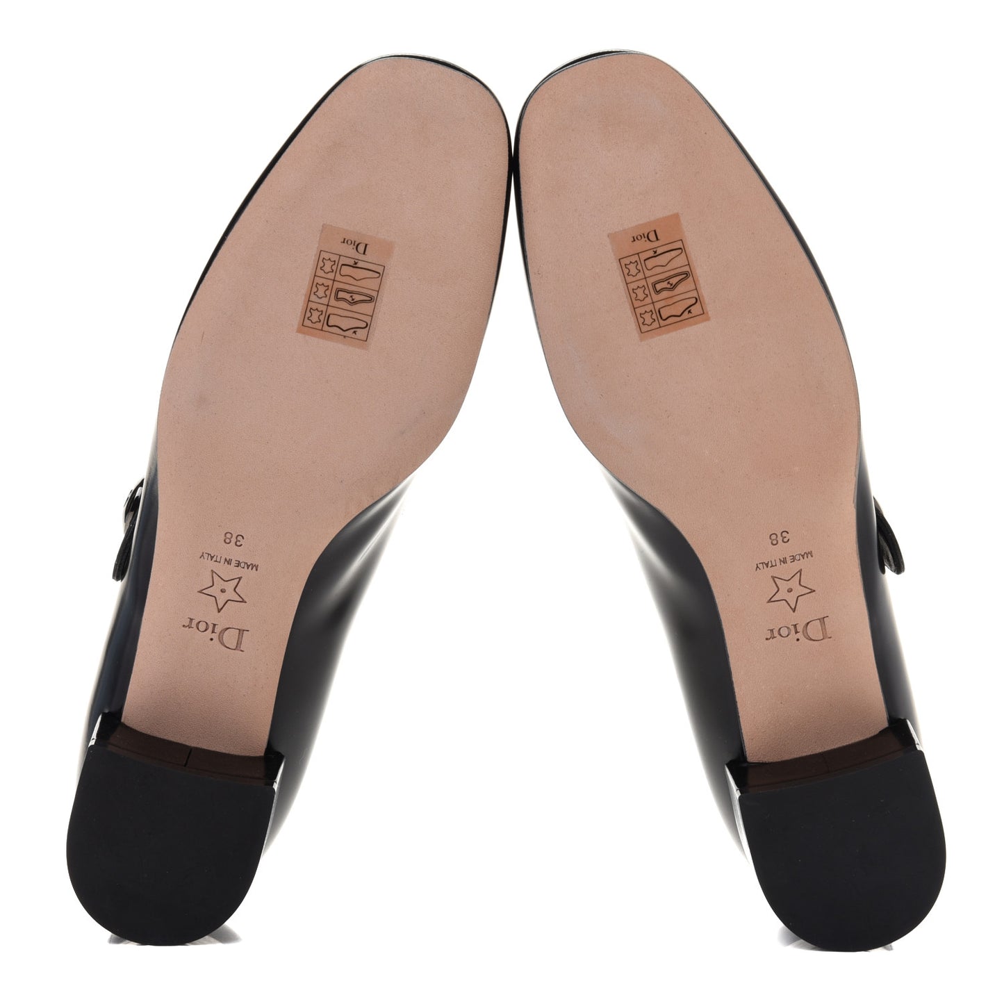 Brushed Calfskin Uniform 30mm Pumps 38 Black