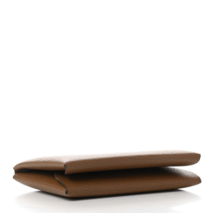 Hermes Epsom Verso Calvi Duo Card Case Alezan Biscuit 4 of 8