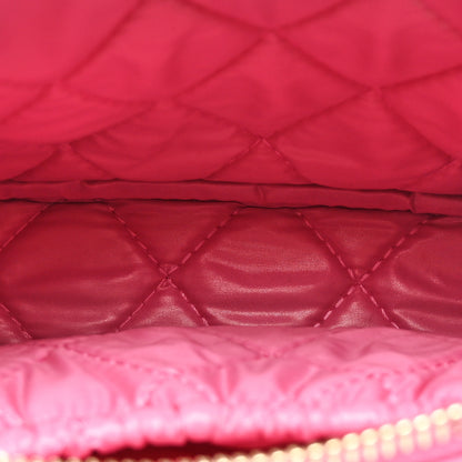 Chanel Caviar Quilted Small Curvy Pouch Cosmetic Case Pink 5 of 7