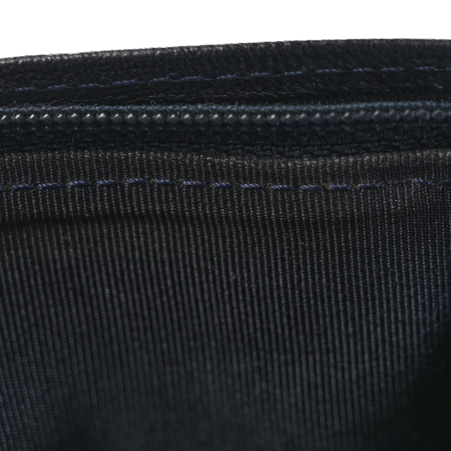 Chanel Lambskin Quilted Yen Wallet Blue 9 of 12
