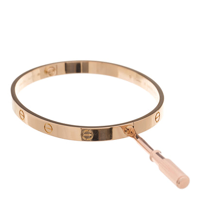 Cartier 18K Pink Gold LOVE Bracelet 20 5 of 6