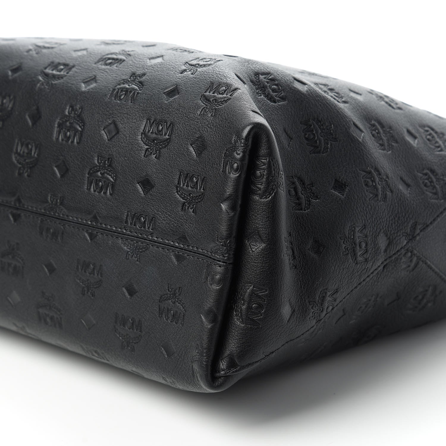 MCM Calfskin Ottomar Large Klara Hobo Black 7 of 10