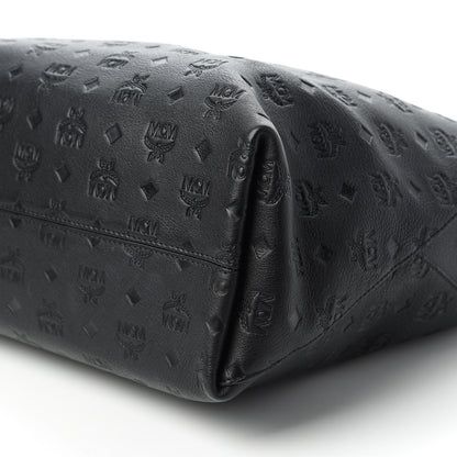 MCM Calfskin Ottomar Large Klara Hobo Black 7 of 10