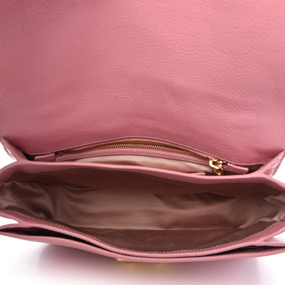 Miu Miu Goatskin Madras Shoulder Bag Rosa 5 of 12