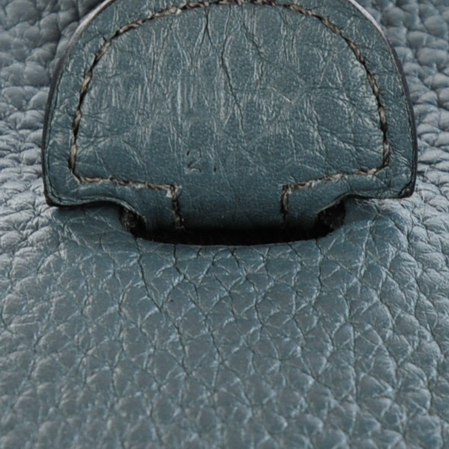 Hermes Taurillon Clemence Evelyne III PM Bleu Orage 7 of 8