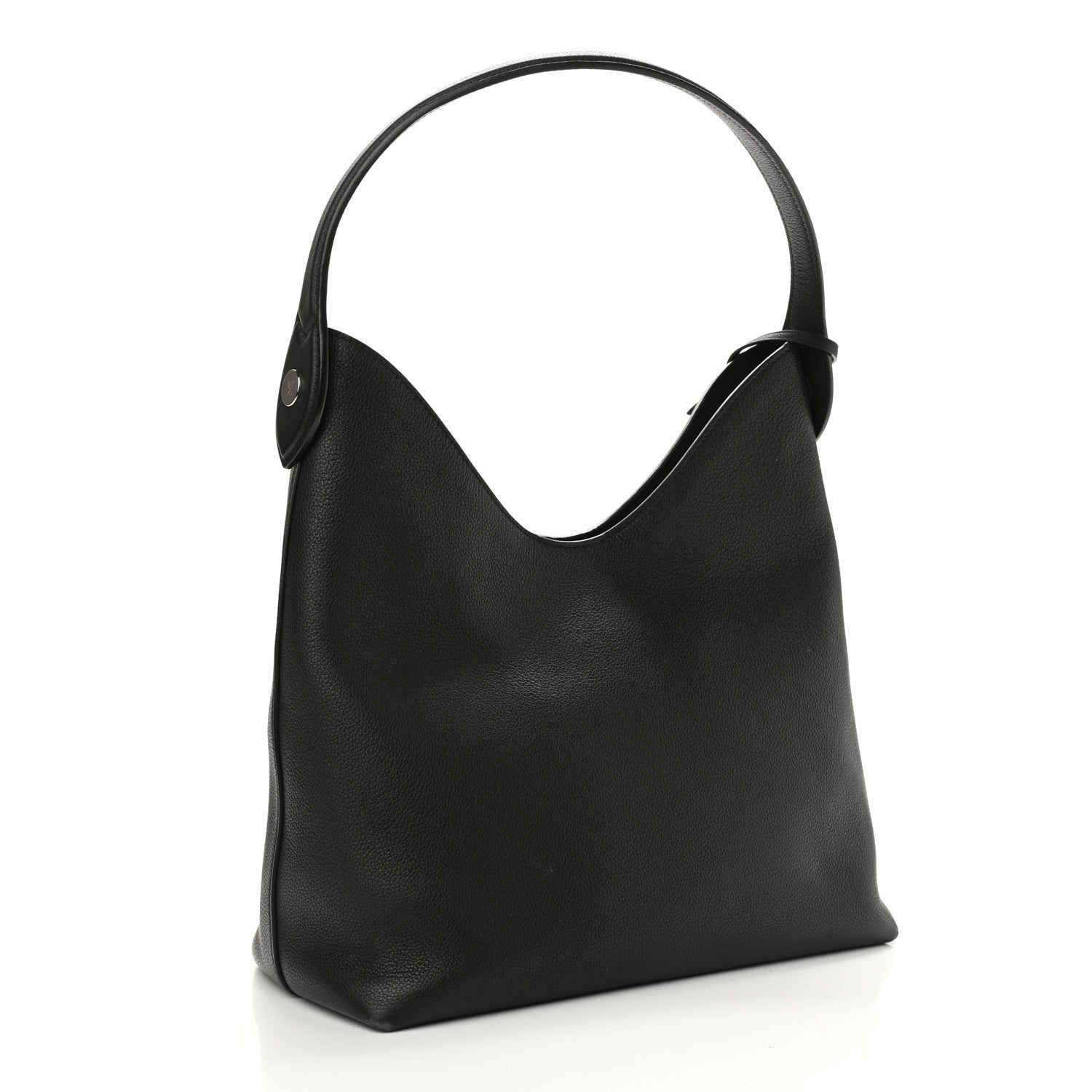 Louis Vuitton Calfskin Lockme Hobo Black 3 of 14