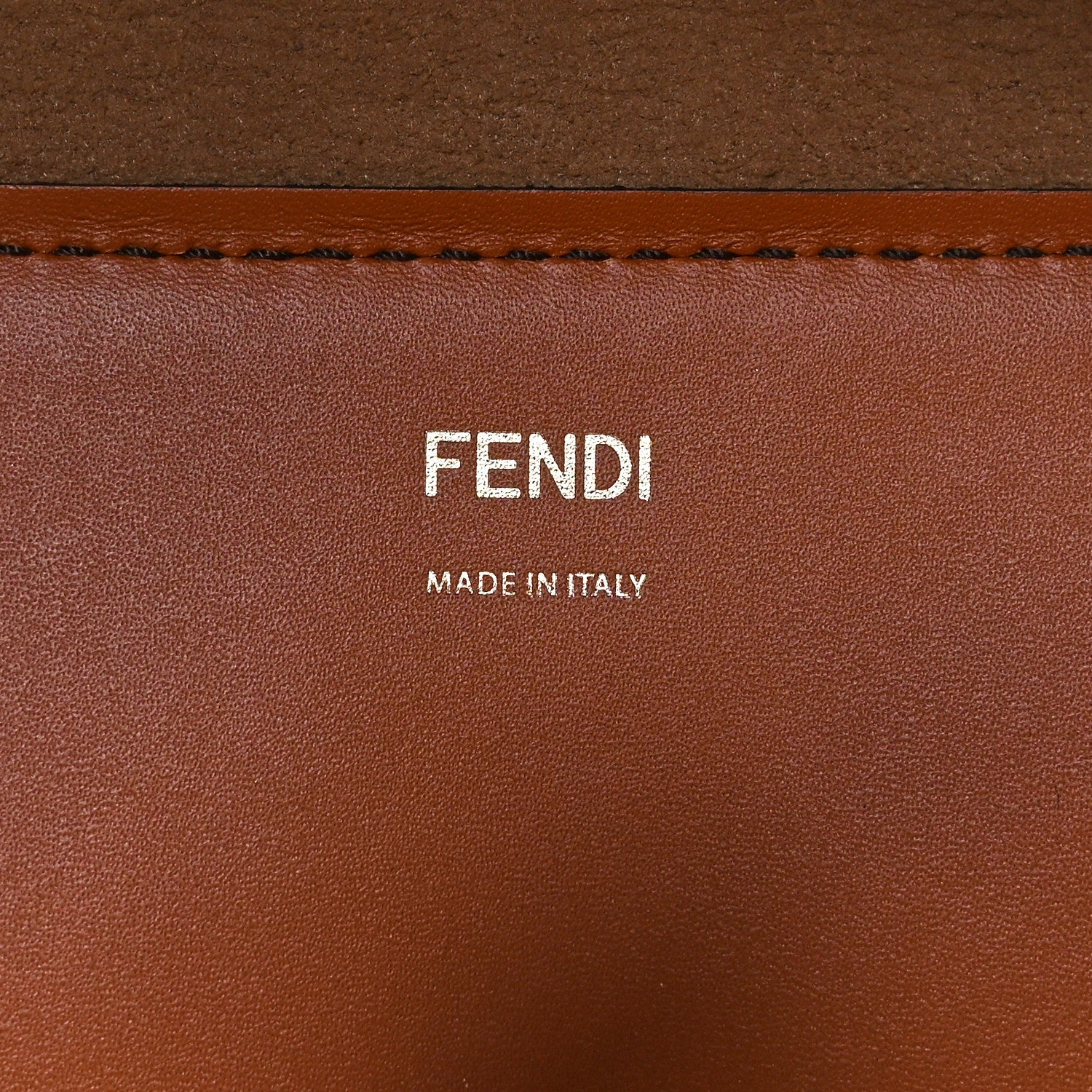 Fendi Vitello King Plexiglass Large Fendi Sunshine Shopper Tote Cuoio 6 of 9