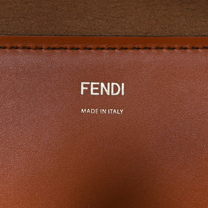 Fendi Vitello King Plexiglass Large Fendi Sunshine Shopper Tote Cuoio 6 of 9