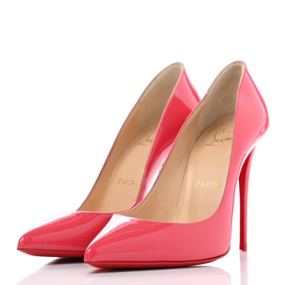 Christian Louboutin Patent Pigalle Follies 100 Pumps 36 Pinky 3 of 8