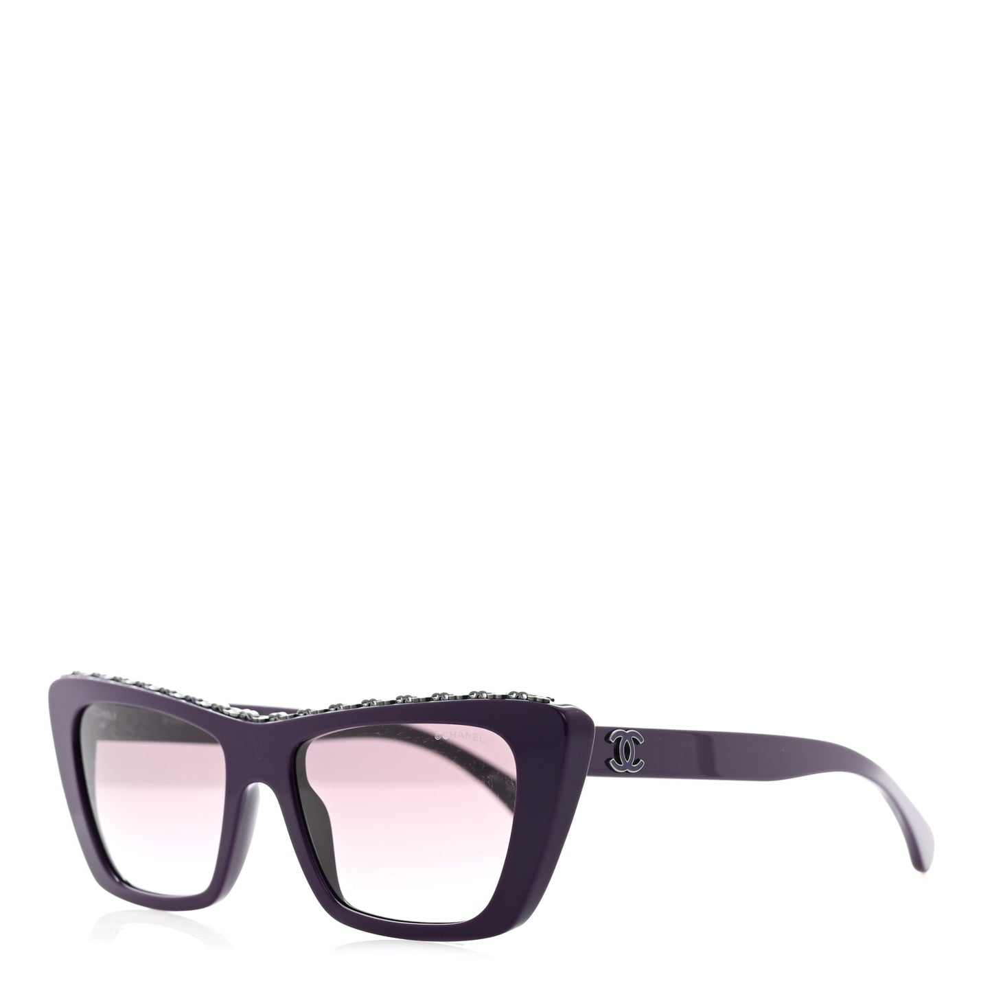Acetate Butterfly Sunglasses 5540 Purple