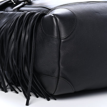 Givenchy Calfskin Fringe Rider Backpack Black 9 of 10