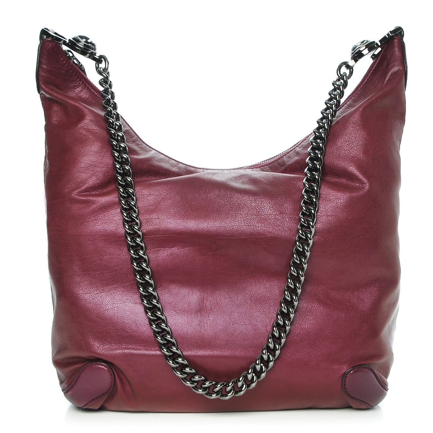 Gucci Metallic Calfskin Medium Galaxy Hobo Purple 1 of 11