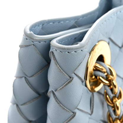 Bottega Veneta Nappa Intrecciato Small Andiamo With Chain Shoulder Bag Ice 16 of 17