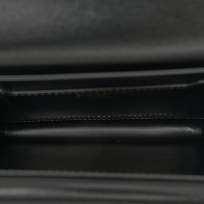 Burberry Smooth Calfskin Quilted Check TB Envelope Belt Bag Black 5 of 10