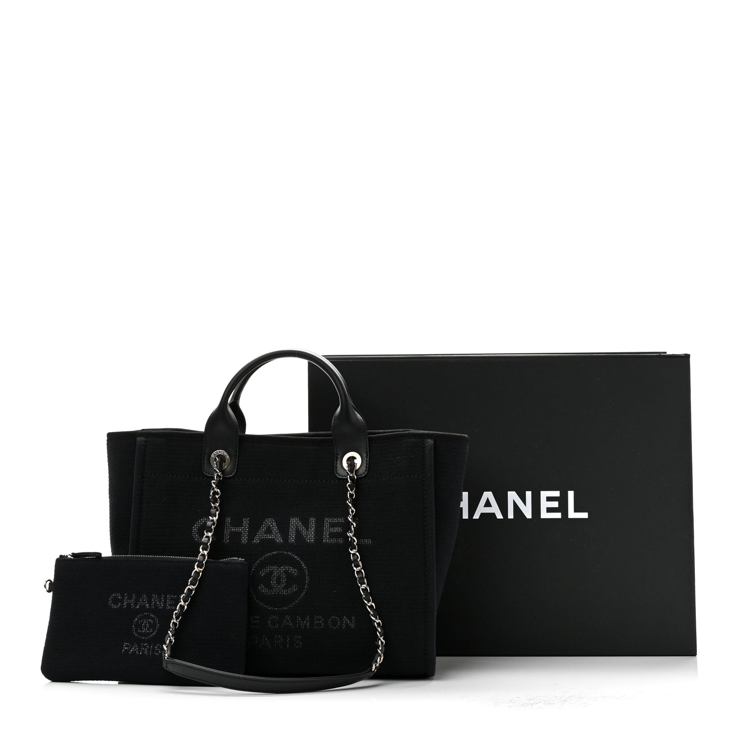 Mixed Fibers Small Deauville Tote Black