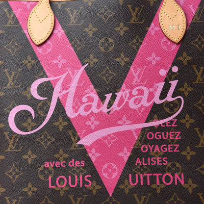 Louis Vuitton Monogram Hawaii V Neverfull MM Hot Pink 12 of 12