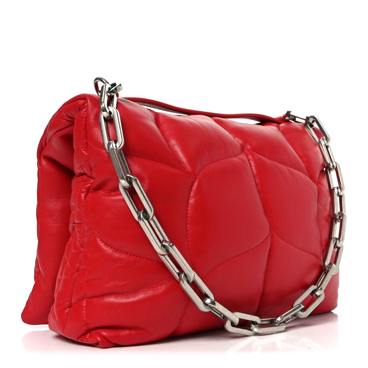 Mulberry Nappa Pillow Quilted Softie Bag Lancaster Red 3 of 9
